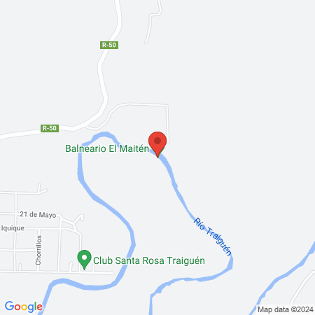 Balneario El Maitén map