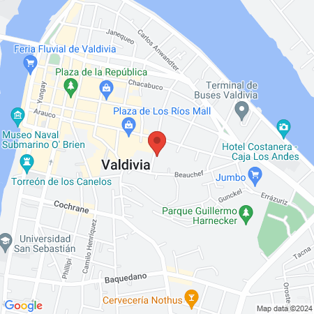 Zona Estética Valdivia map