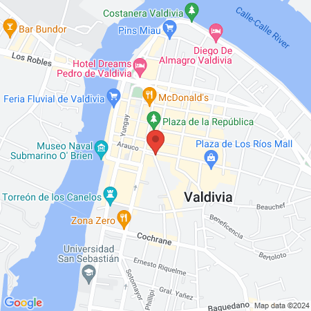 Barbería y peluquería "The king barbershop" map