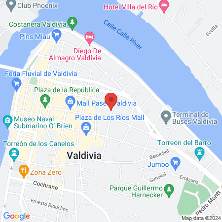 Masajes Elite Valdivia map