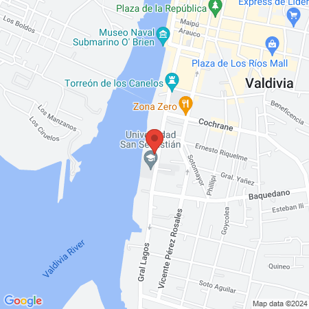 Benefit Center Valdivia map