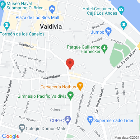 Academia Internacional de Yoga - Chile map