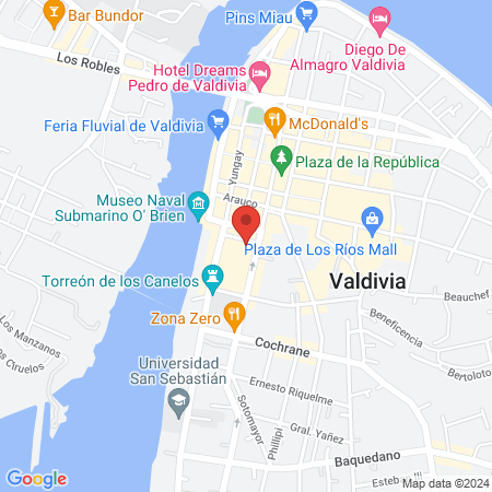 CENTRO DE ORTODONCIA Y ODONTOLOGIA DE VALDIVIA map