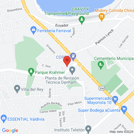 Centro Odontológico Austral Valdivia map