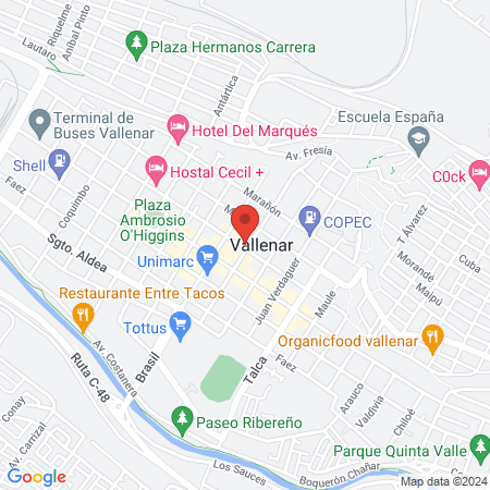 Adelinda Beauty studio map