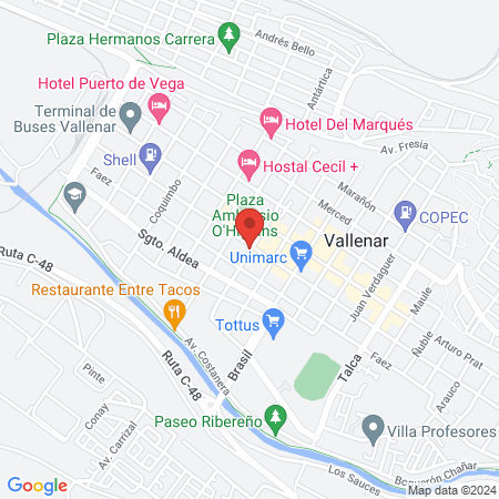 Centro Clínico Alicanto map