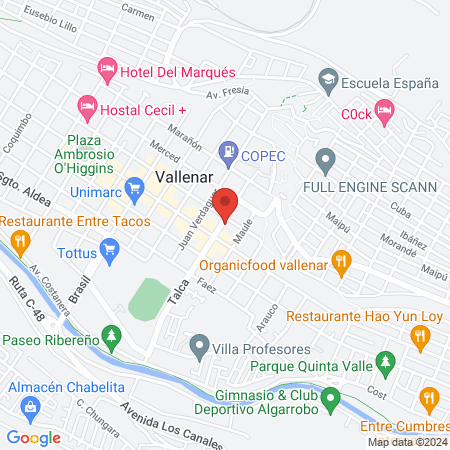 Centro estético odontológico San Miguel map
