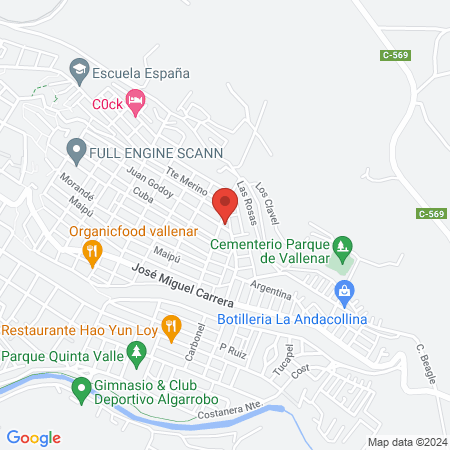 Consultorio Baquedano map