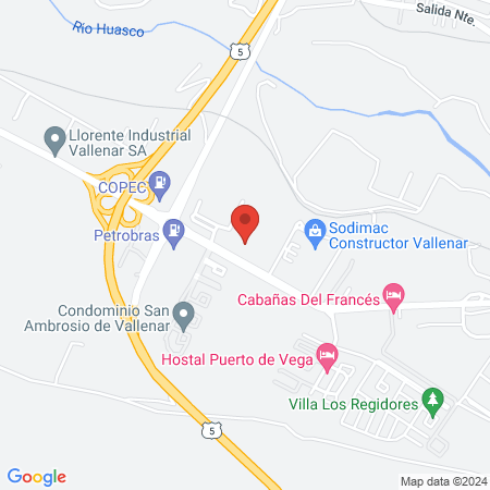 Hospital de Vallenar map