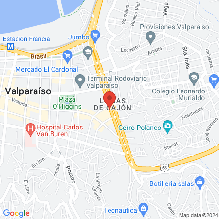 Gimnasio Pacific Valparaíso map