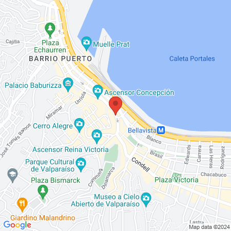 Blancodent Valparaíso map