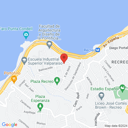 Clínica DM, Recreo map