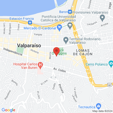 Dental Schneider - Valparaíso map