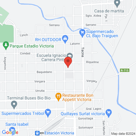 Karate Nahuel Kan Victoria map