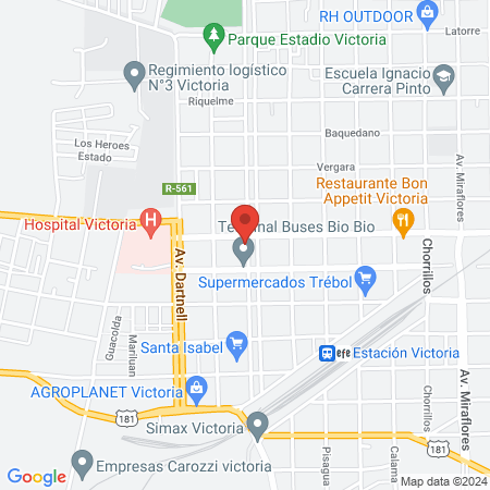 CENTRO DE SALUD INTEGRAL SIRESA VICTORIA map