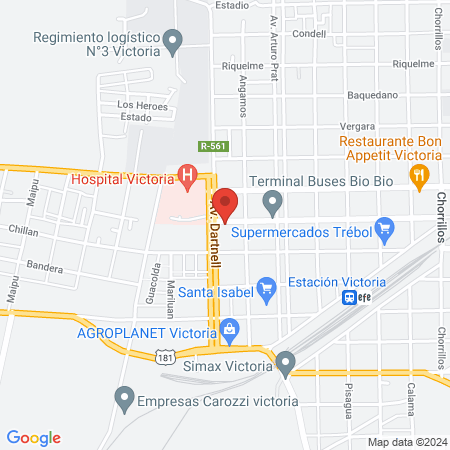 Health clinics UNAP map