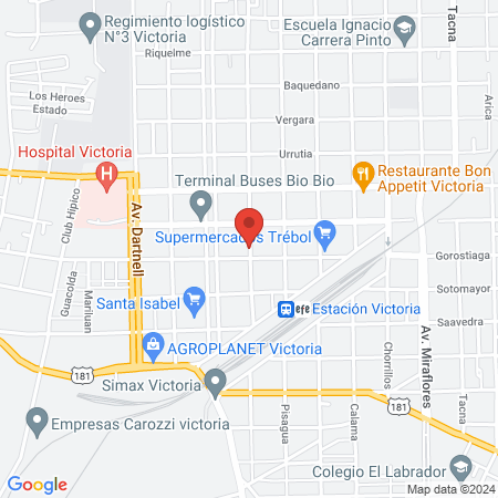 Servicios Veterinarios, Andal SpA. map