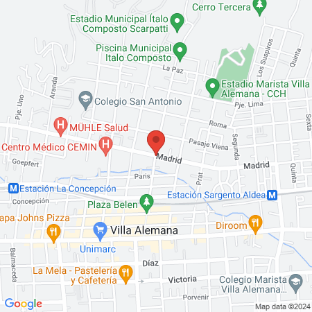 Salon Unisex Ébano map