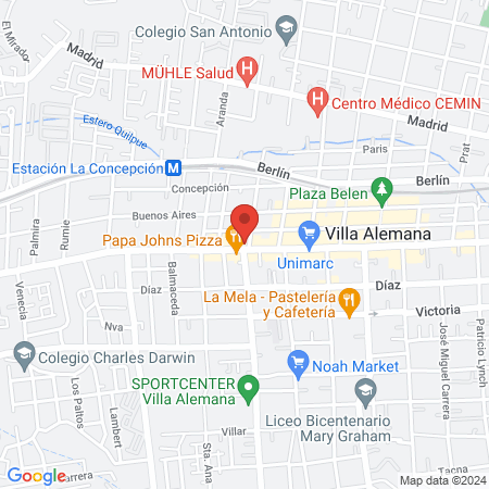 ARIASDENT Clinica Dental en Villa Alemana map