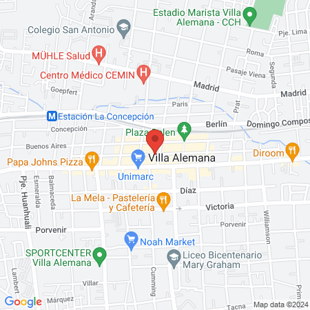 Orthoestetica Clínica Dental en Villa Alemana map