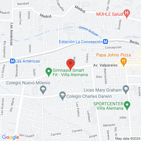 Audición Chile. map