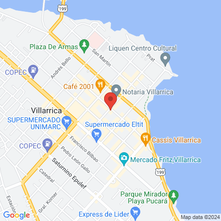 Auris medica Villarrica. Dr. ORL Nicolás Castañeda y Flga. Brenda Glade. map