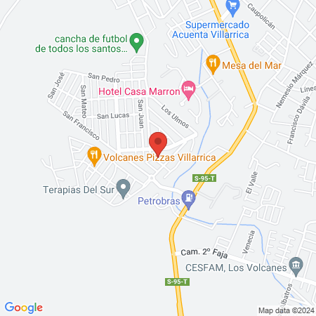 Veterinaria Lacustre Villarrica map