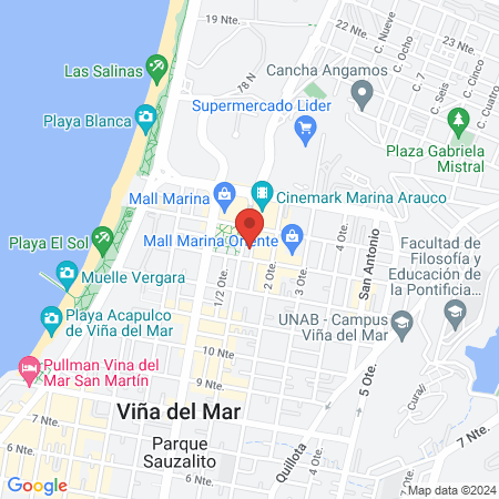 Angels Nails Chile map