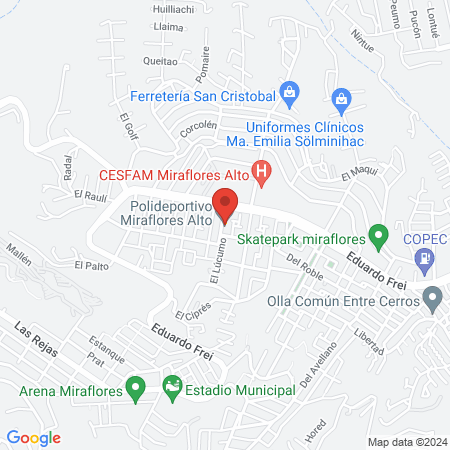 Polideportivo Miraflores Alto map