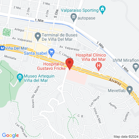 Hospital Gustavo Fricke map
