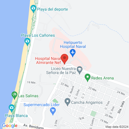 Hospital Naval Almirante Nef map