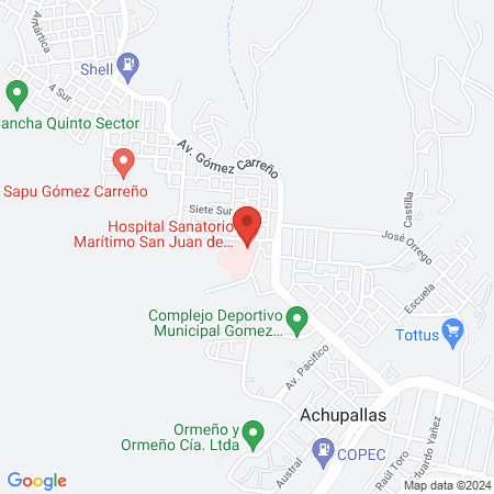 Maritime Sanatorium "San Juan de Dios" map