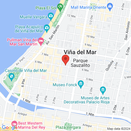 Clinica Dental Cumbre Viña Del Mar map