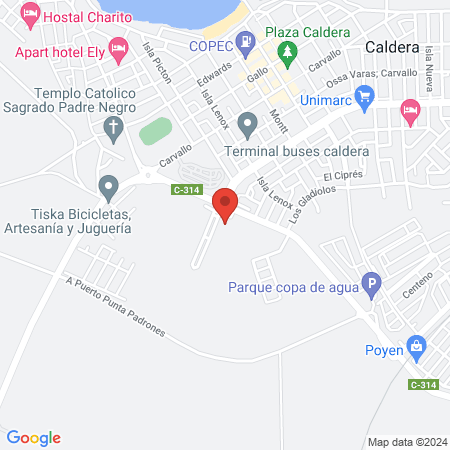 Sapu Caldera map