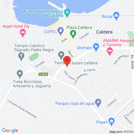 Veterinaria Caldera map
