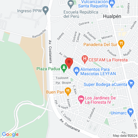 Peluquería Evelin Estefanía hualpen map