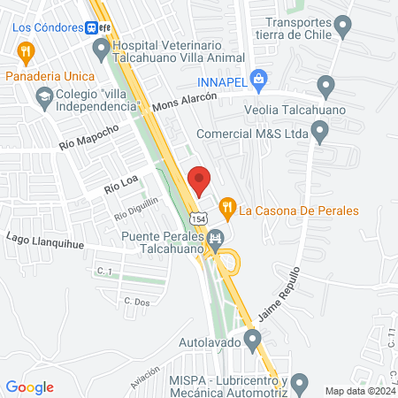 Rio Mapocho 737.Denavi Sur map