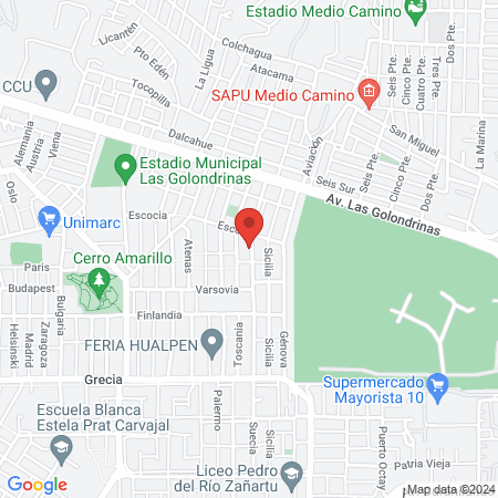 Alba Terapias SpA map