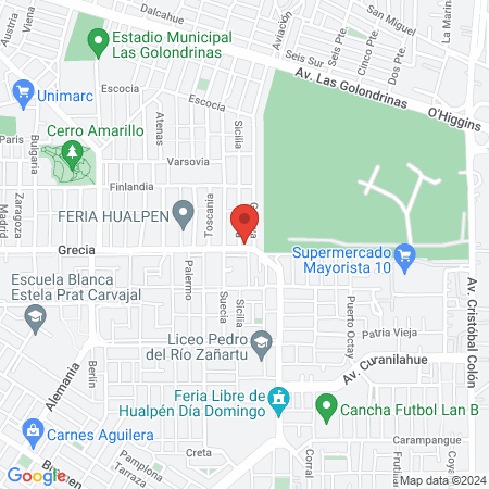 Vida Dental- Dentistas Hualpén map