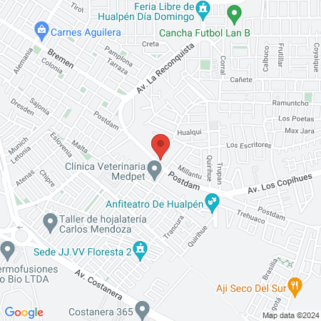 CESFAM Talcahuano Sur map