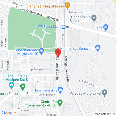 Clinica De Dialisis Hualpen map