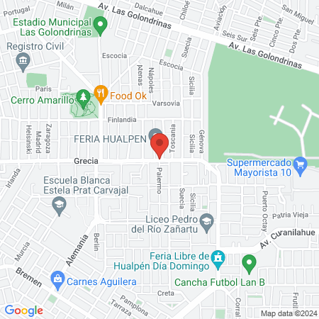 Centro Veterinario Hualpen map