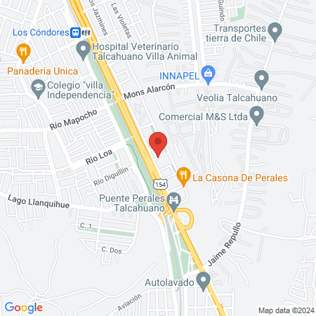 VETERINARIA ASIS, TALCAHUANO map