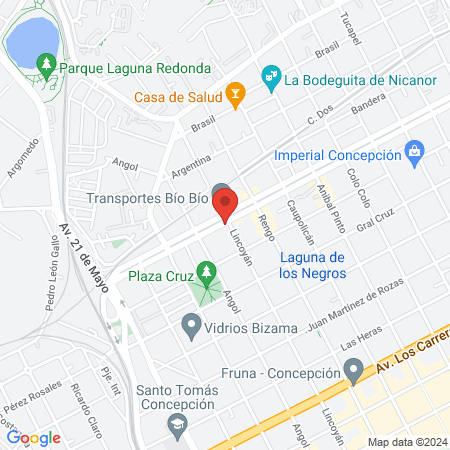 Clinica Dental Estetica Copahue map