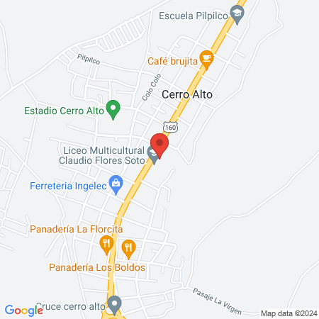 Posta Cerro Alto map