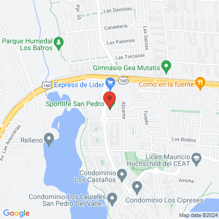 Sportlife San Pedro map