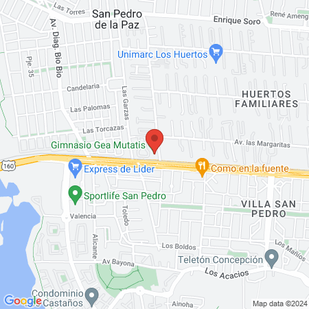 Gimnasio Gea Mutatis map