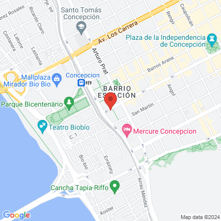 Clínica Avancée - Ortodoncia Lingual - Concepción map