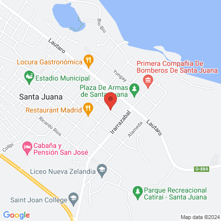 Clinica dental Plaza Santa Juana map