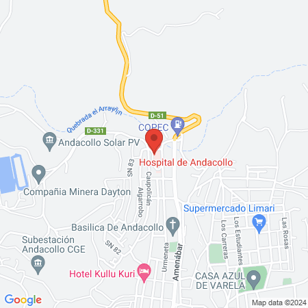 Hospital de Andacollo map